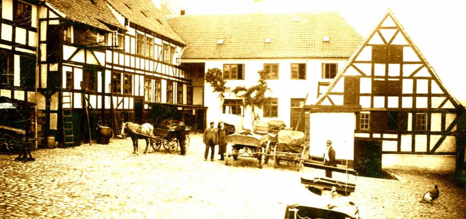 Spillestedet Harders i Ribers Gård - foto: Svendborg Byhistorisk Arkiv