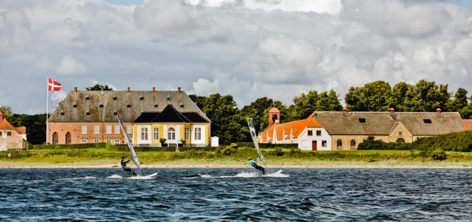 Vandsport ved Valdemarslot - foto: Knud Mortensen